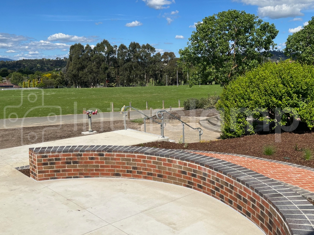 Interclamp single rail handrail installed at Lilydale College to help meet AS compliance